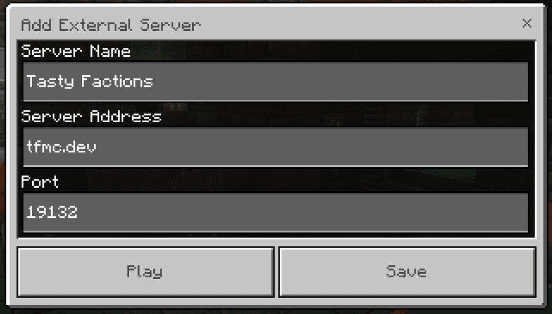 Servers Details